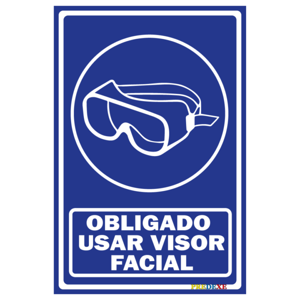 Usar visor facial