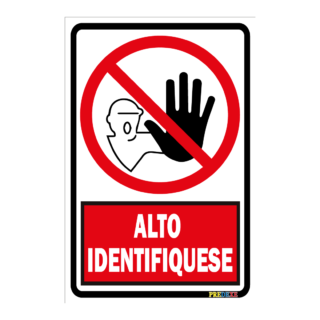 Alto identifíquese