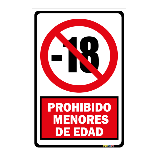 Prohibido menores