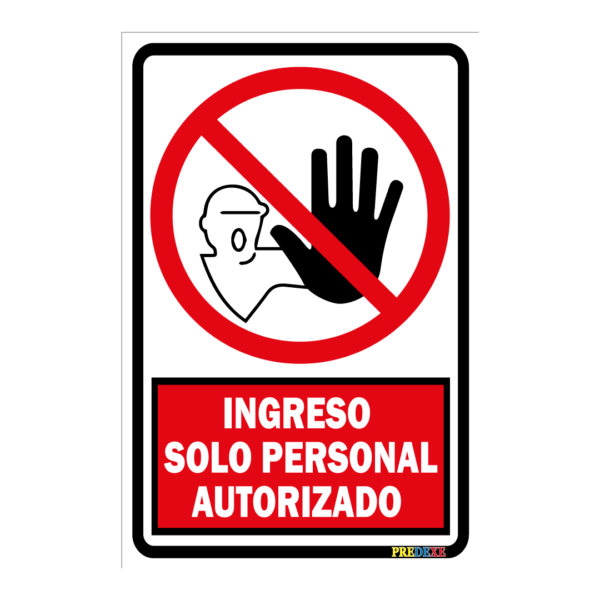 Solo personal autorizado